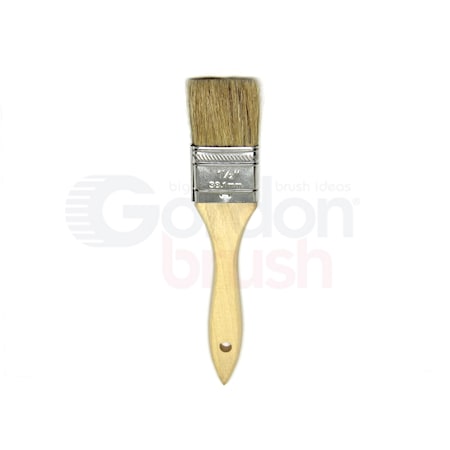Gordon Brush 1-1/2 Natural Bristle and Wood Handle Chip Brush, PK36 TA615